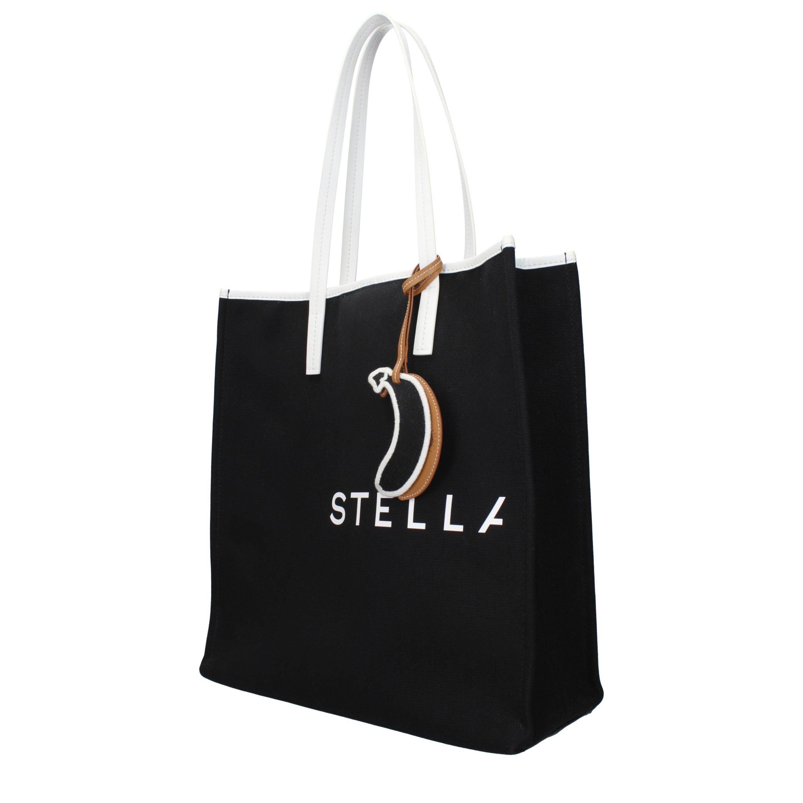 Stella McCartney Black Fabric Shoulder Women's Bag