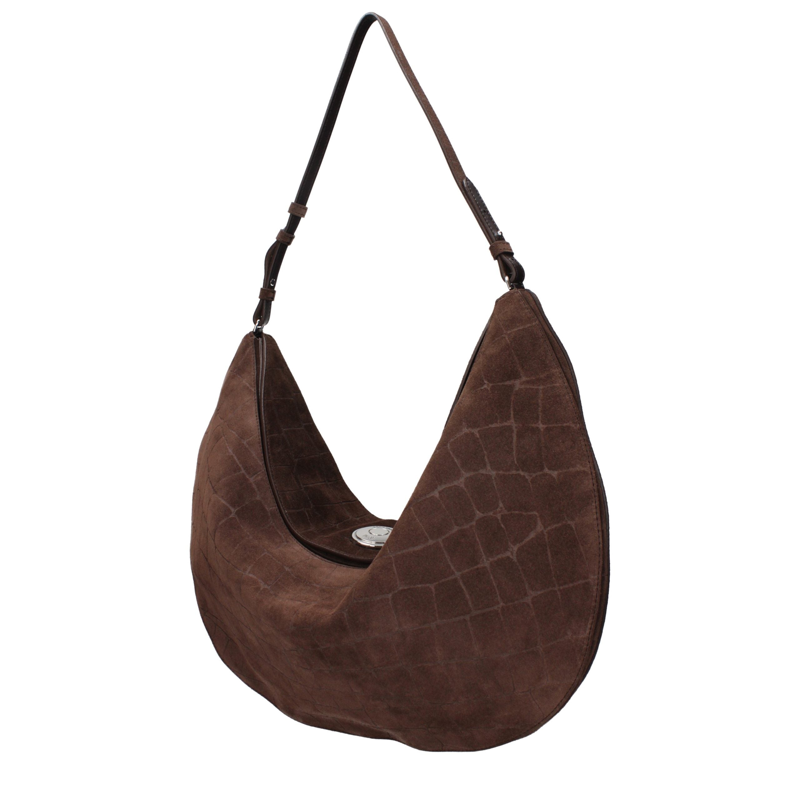 Jacquemus Brown Leather Shoulder Women's Bag