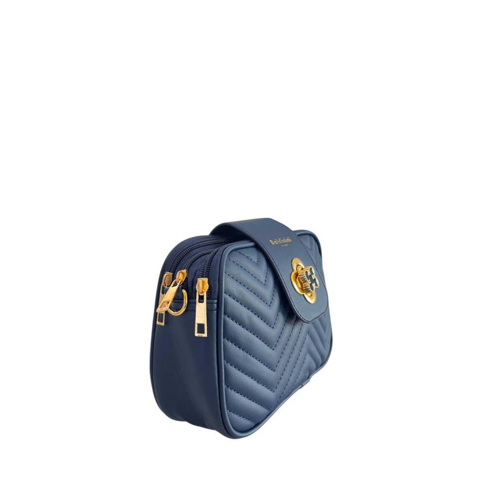 Baldinini Trend Blue PU Women Crossbody Women's Bag