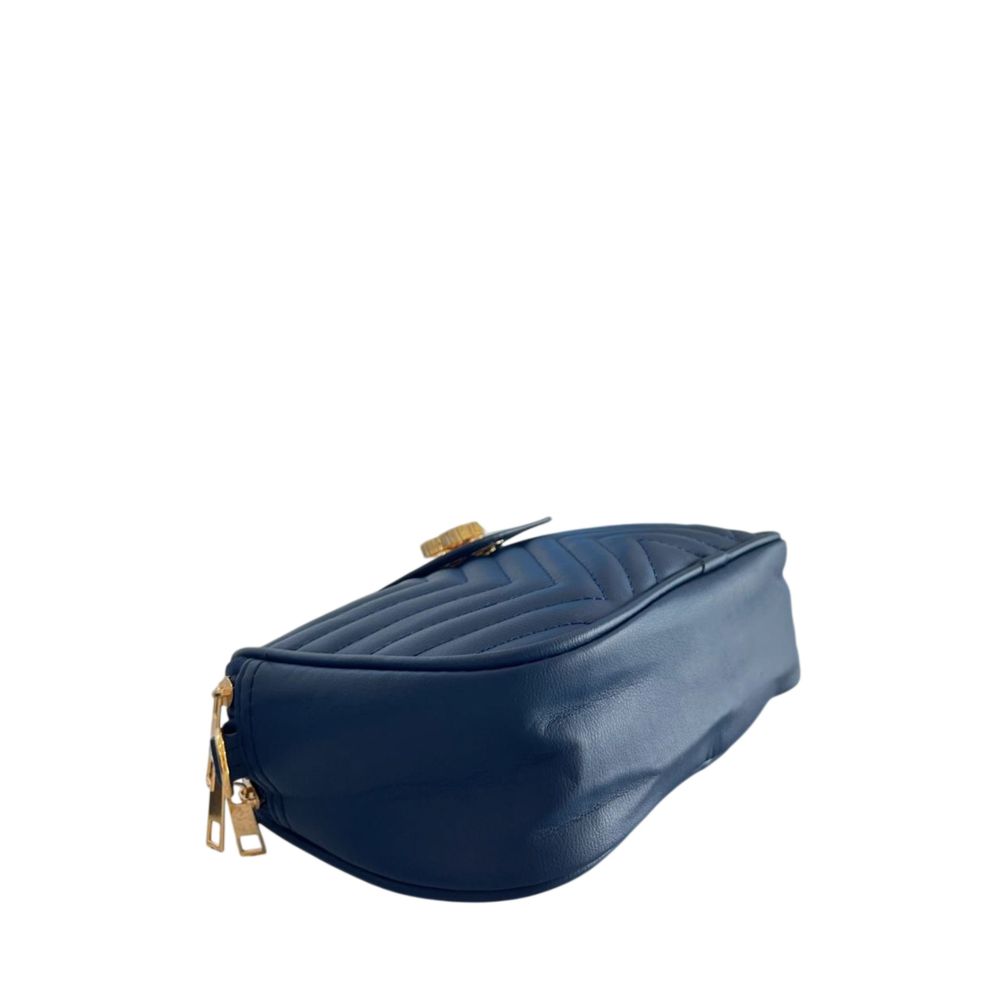 Baldinini Trend Blue PU Women Crossbody Women's Bag