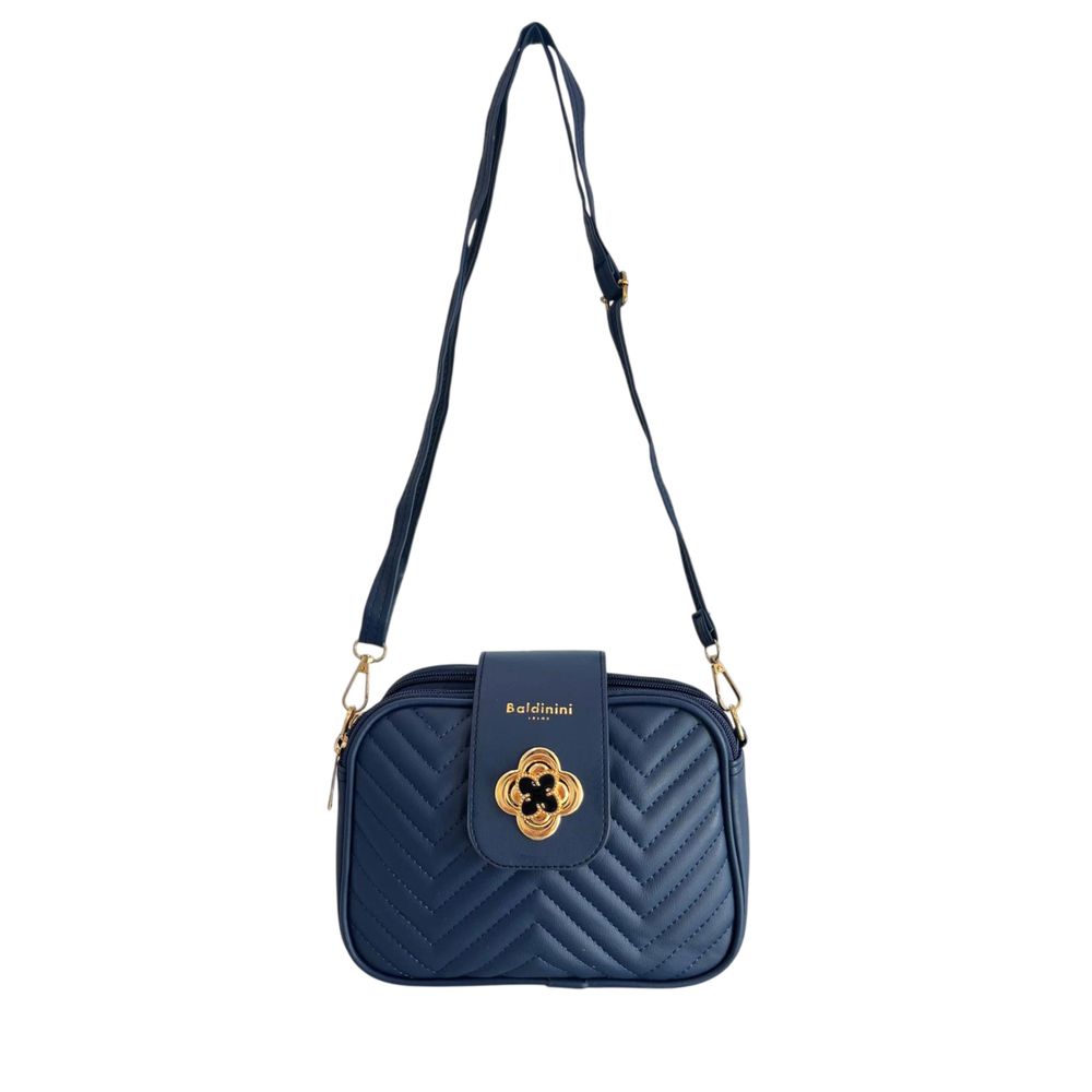 Baldinini Trend Blue PU Women Crossbody Women's Bag
