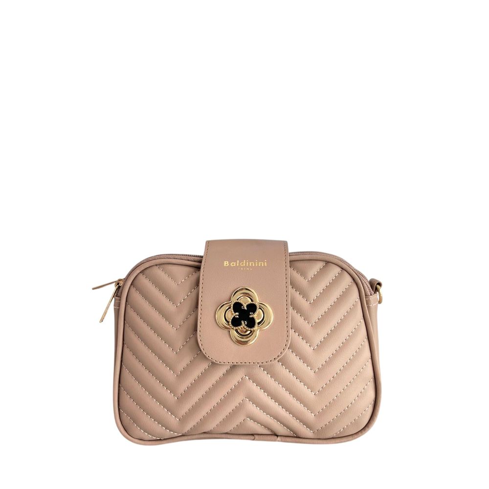 Baldinini Trend Beige PU Women Women's Crossbody
