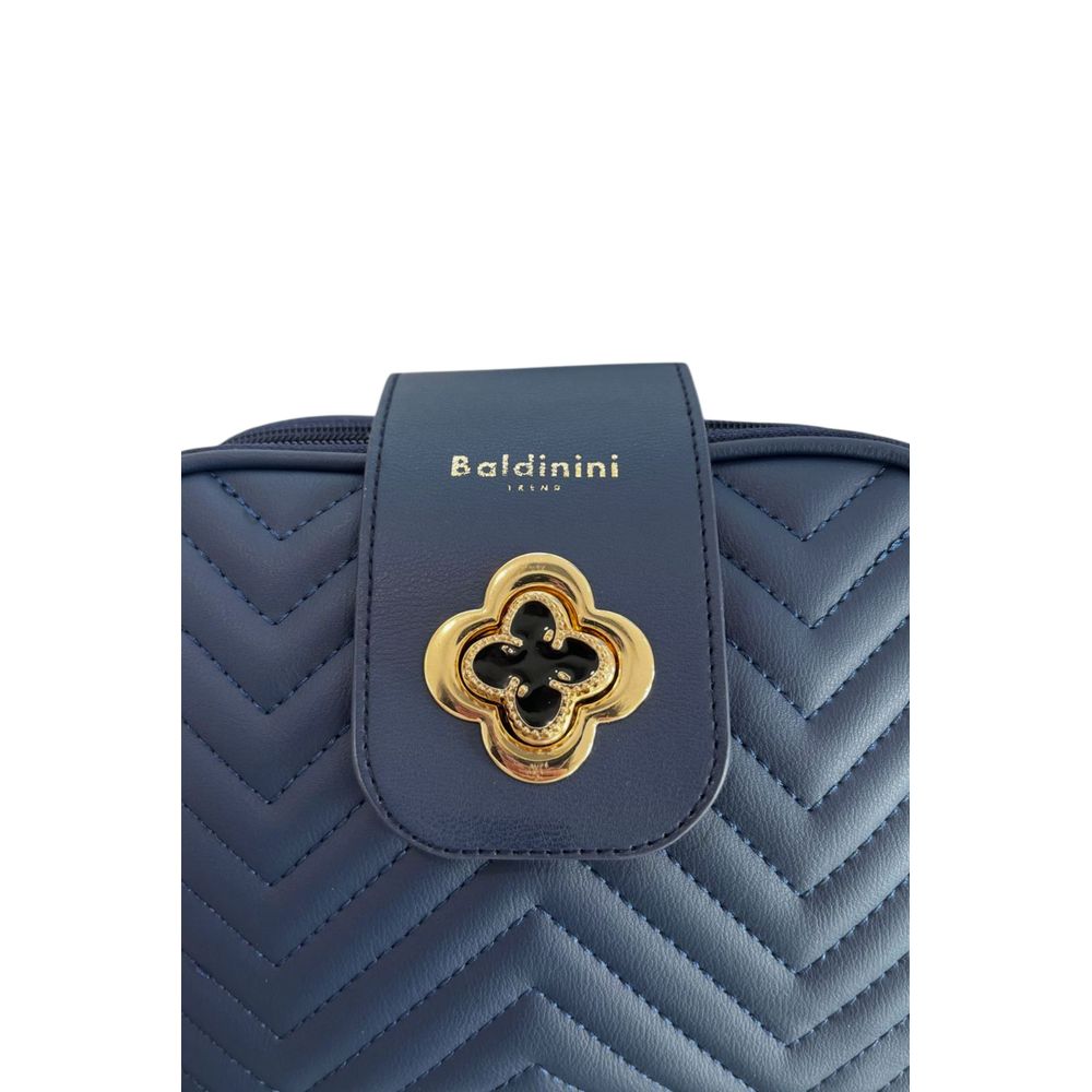 Baldinini Trend Blue PU Women Crossbody Women's Bag