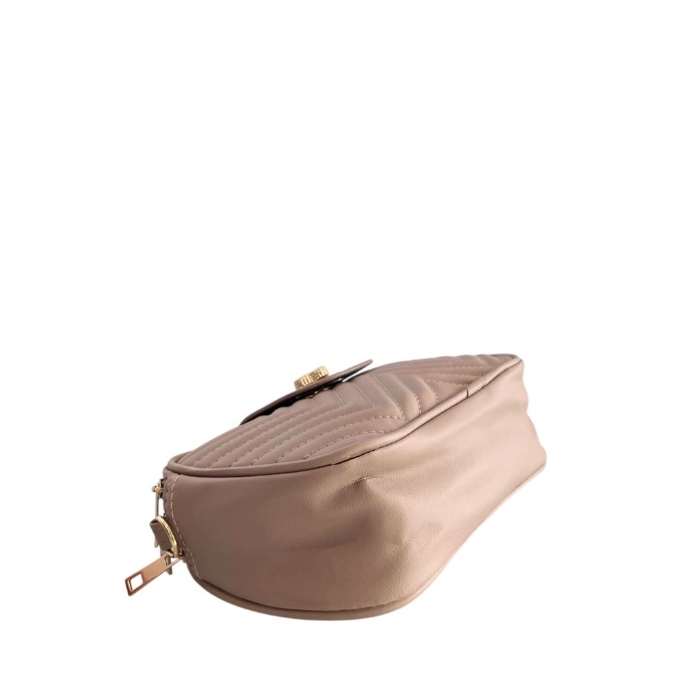 Baldinini Trend Beige PU Women Women's Crossbody