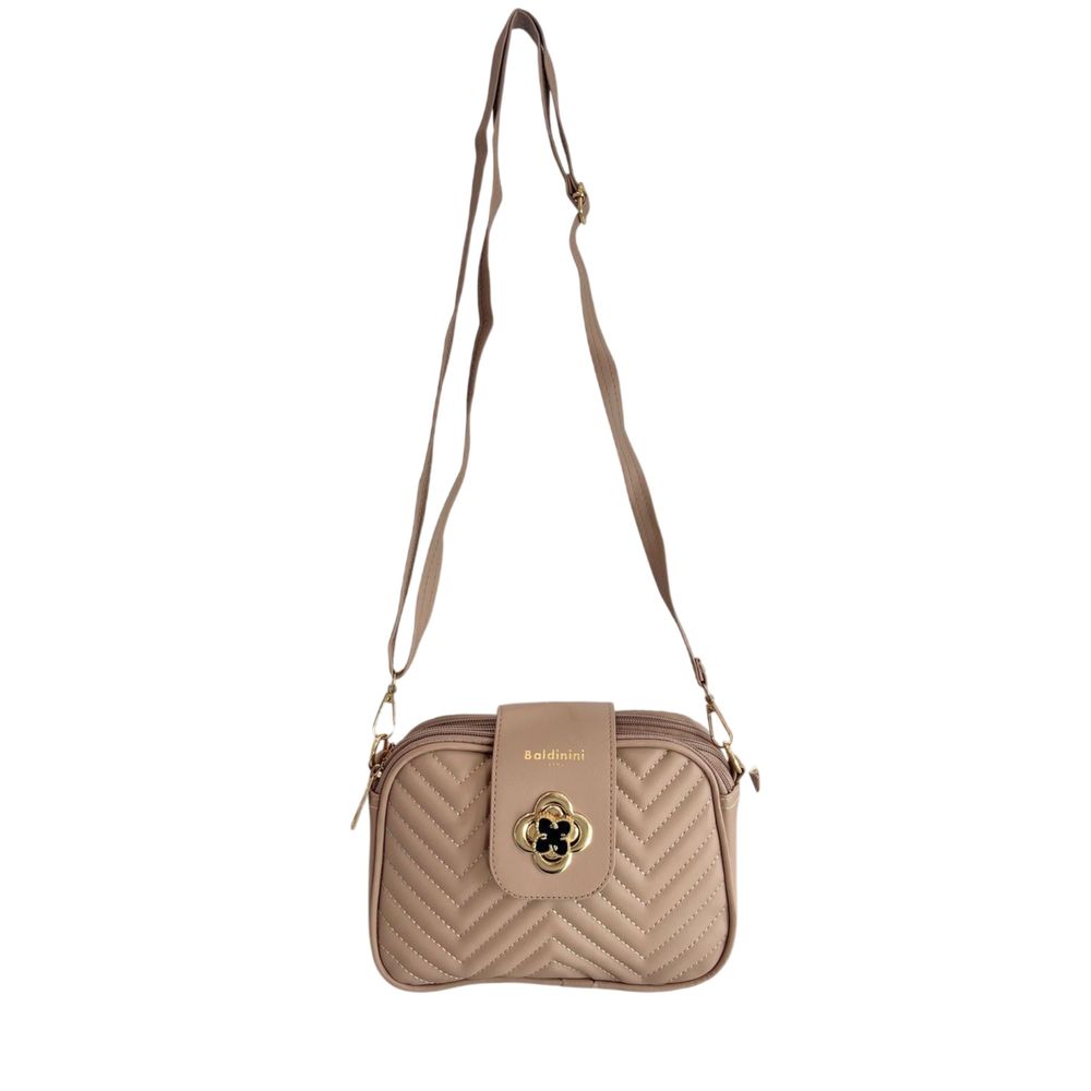 Baldinini Trend Beige PU Women Women's Crossbody