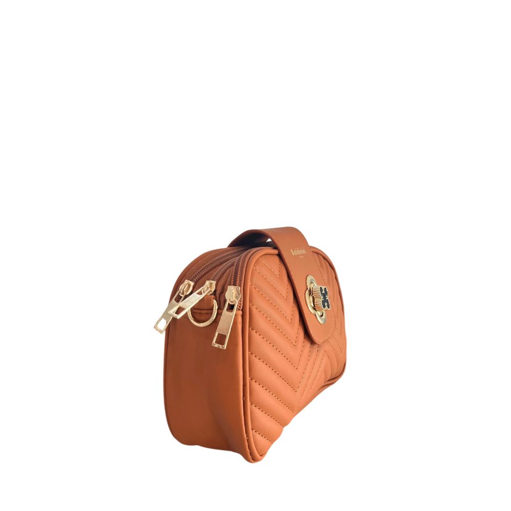 Baldinini Trend Brown PU Women Crossbody Women's Bag