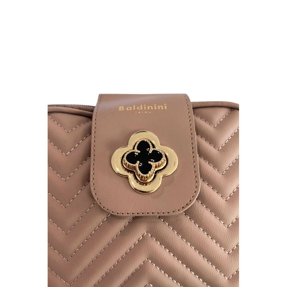 Baldinini Trend Beige PU Women Women's Crossbody