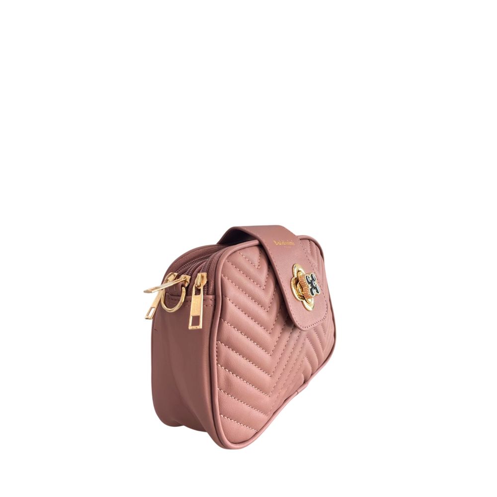 Baldinini Trend Pink PU Women Crossbody Women's Bag