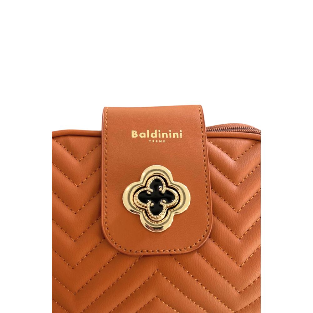 Baldinini Trend Brown PU Women Crossbody Women's Bag