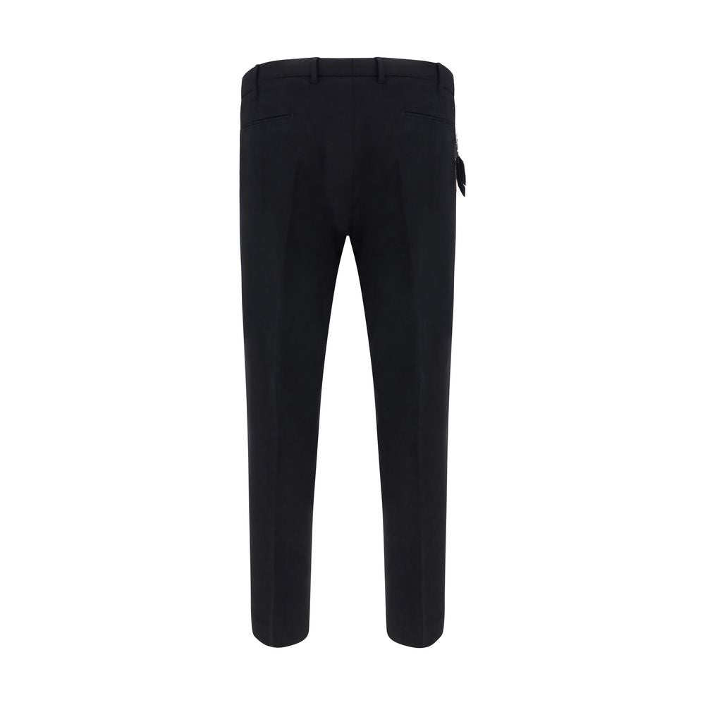 PT Pantaloni TORINO Black Elastane Dress Men's Pants