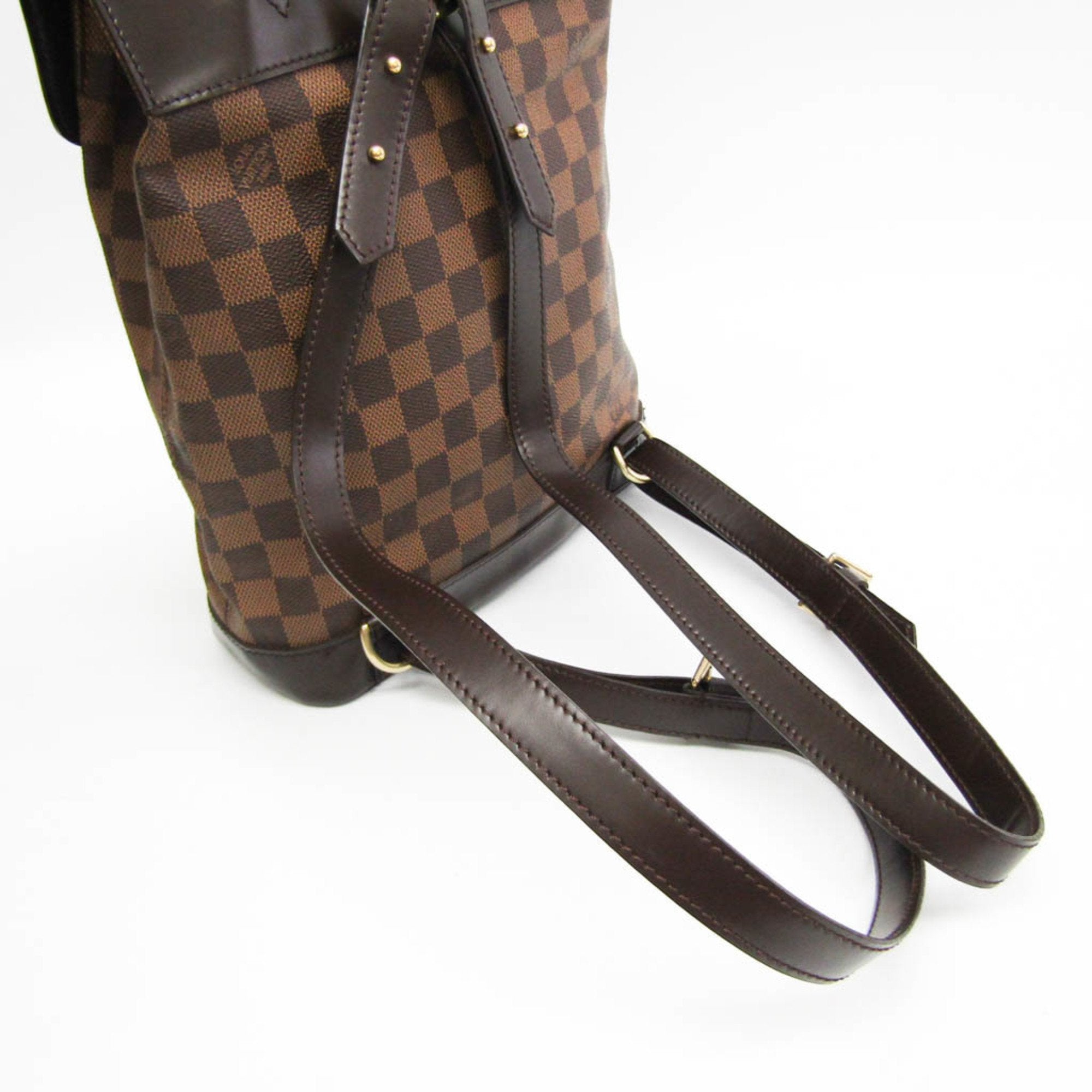 Louis Vuitton Soho Brown Canvas Backpack Bag (Pre-Owned)