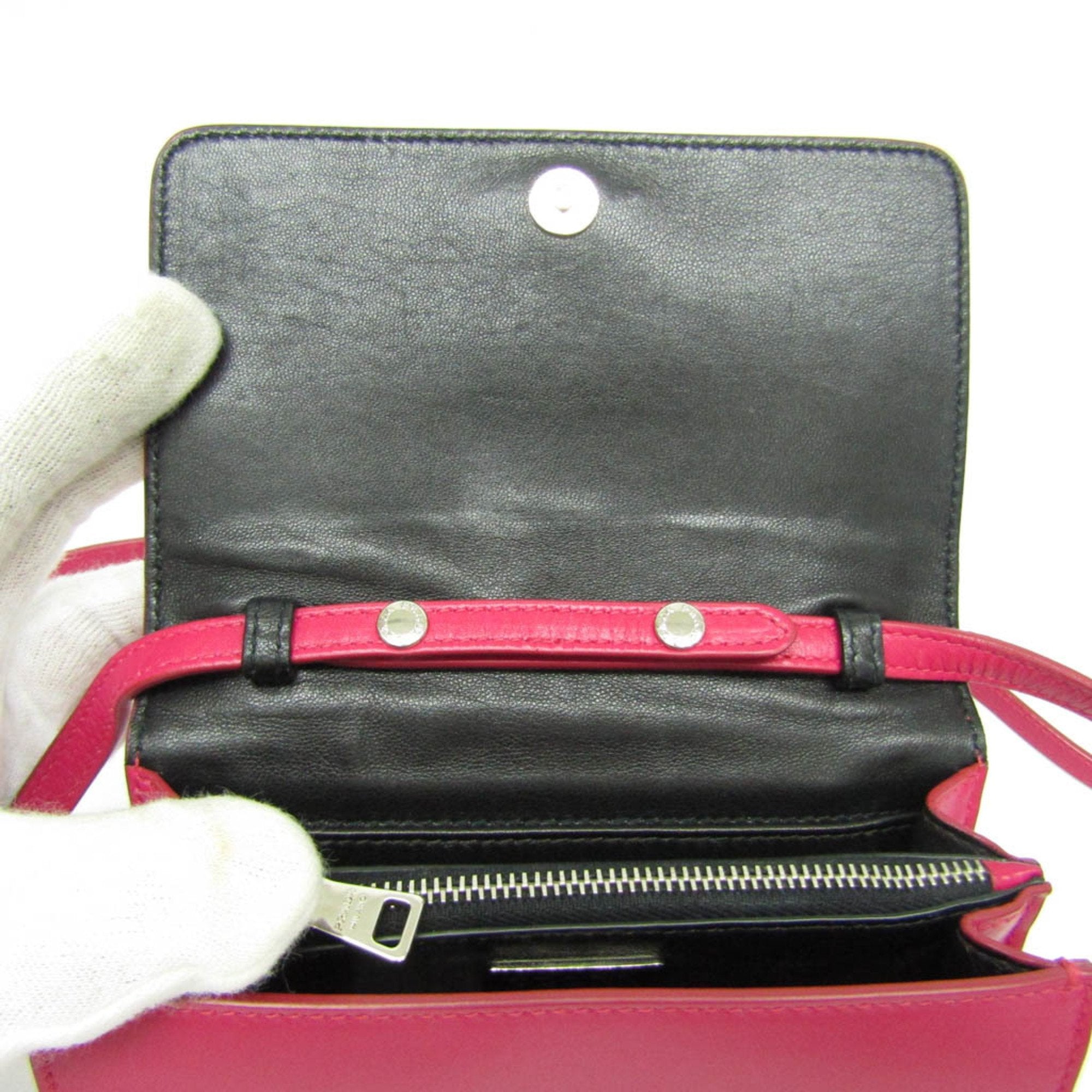 Prada Saffiano Pink Leather Shopper Bag (Pre-Owned)