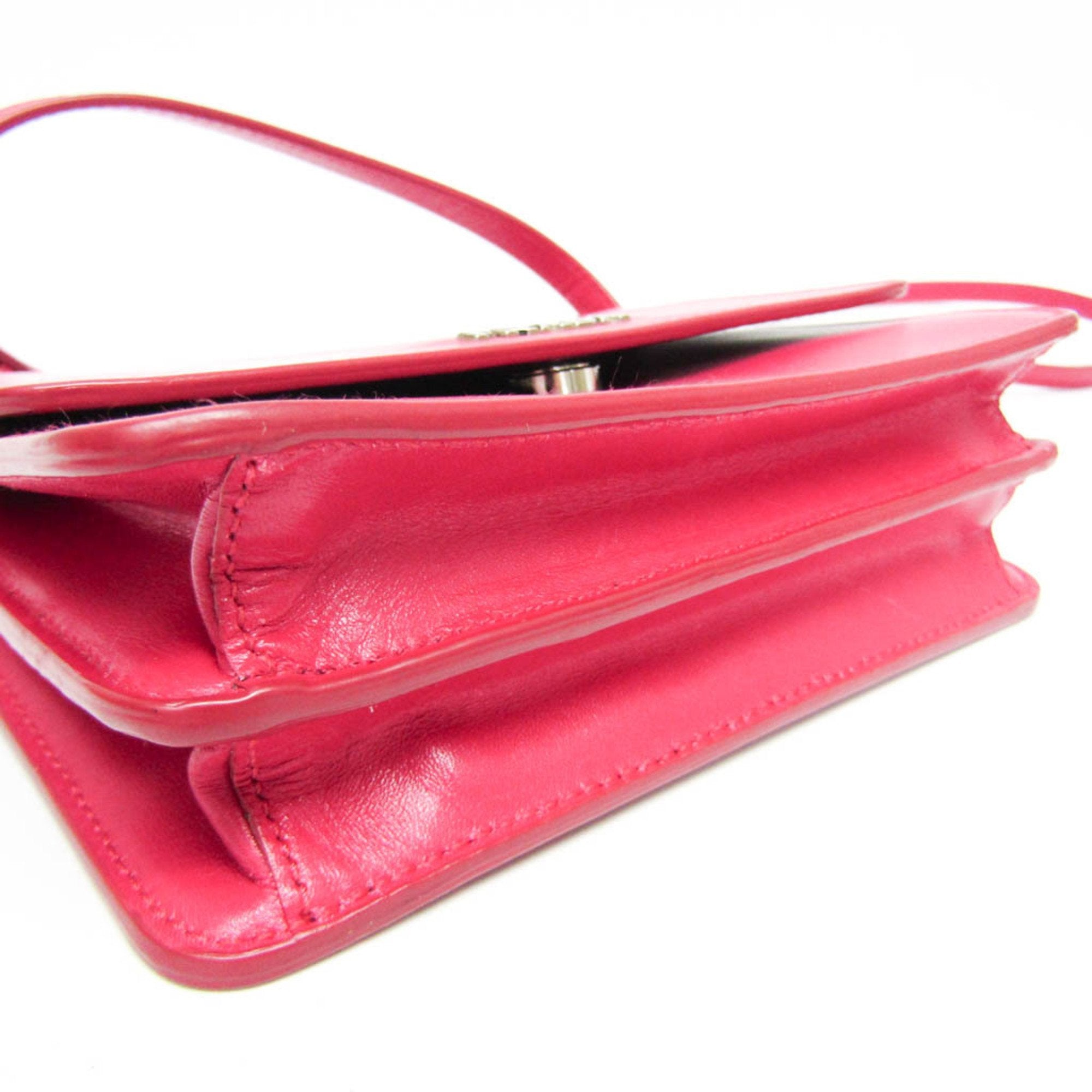 Prada Saffiano Pink Leather Shopper Bag (Pre-Owned)