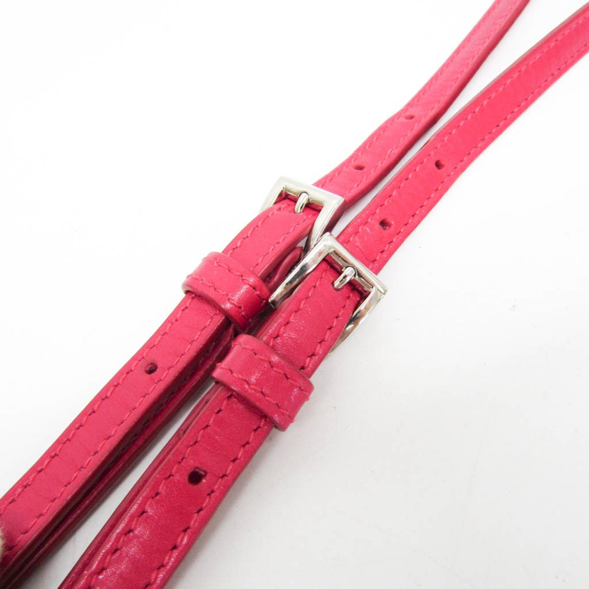 Prada Saffiano Pink Leather Shopper Bag (Pre-Owned)