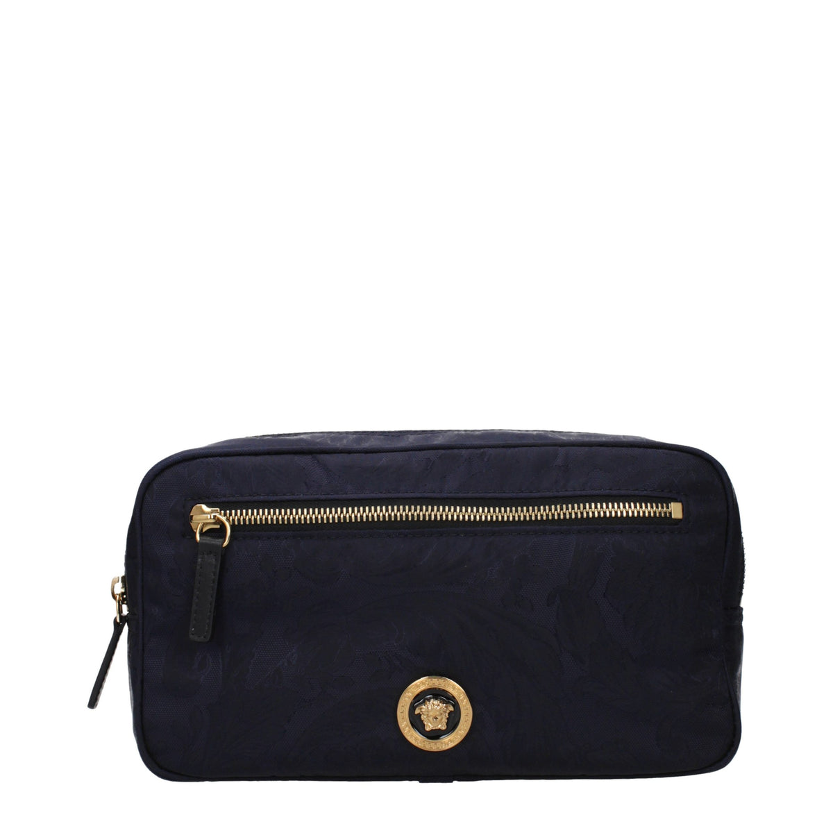 Versace Blue Fabric Men's Backpack