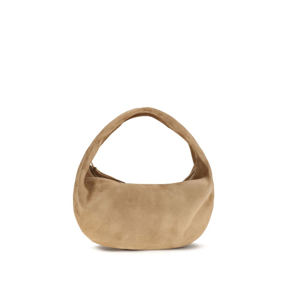 Khaite Beige Calf Leather Bos Taurus Shoulder Women's Bag