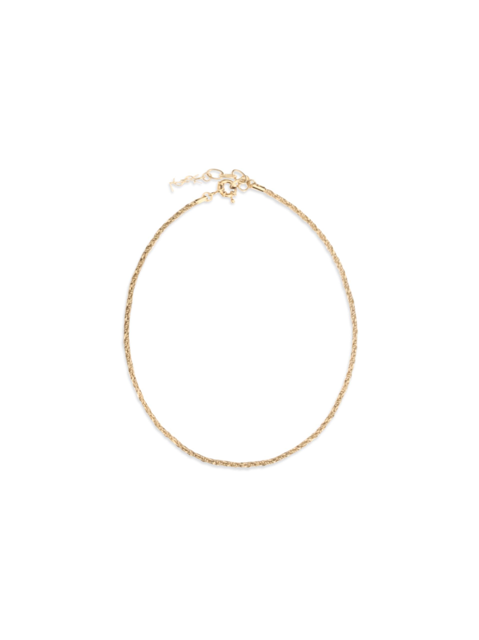 Saint Laurent Gold Brass Women's Necklace