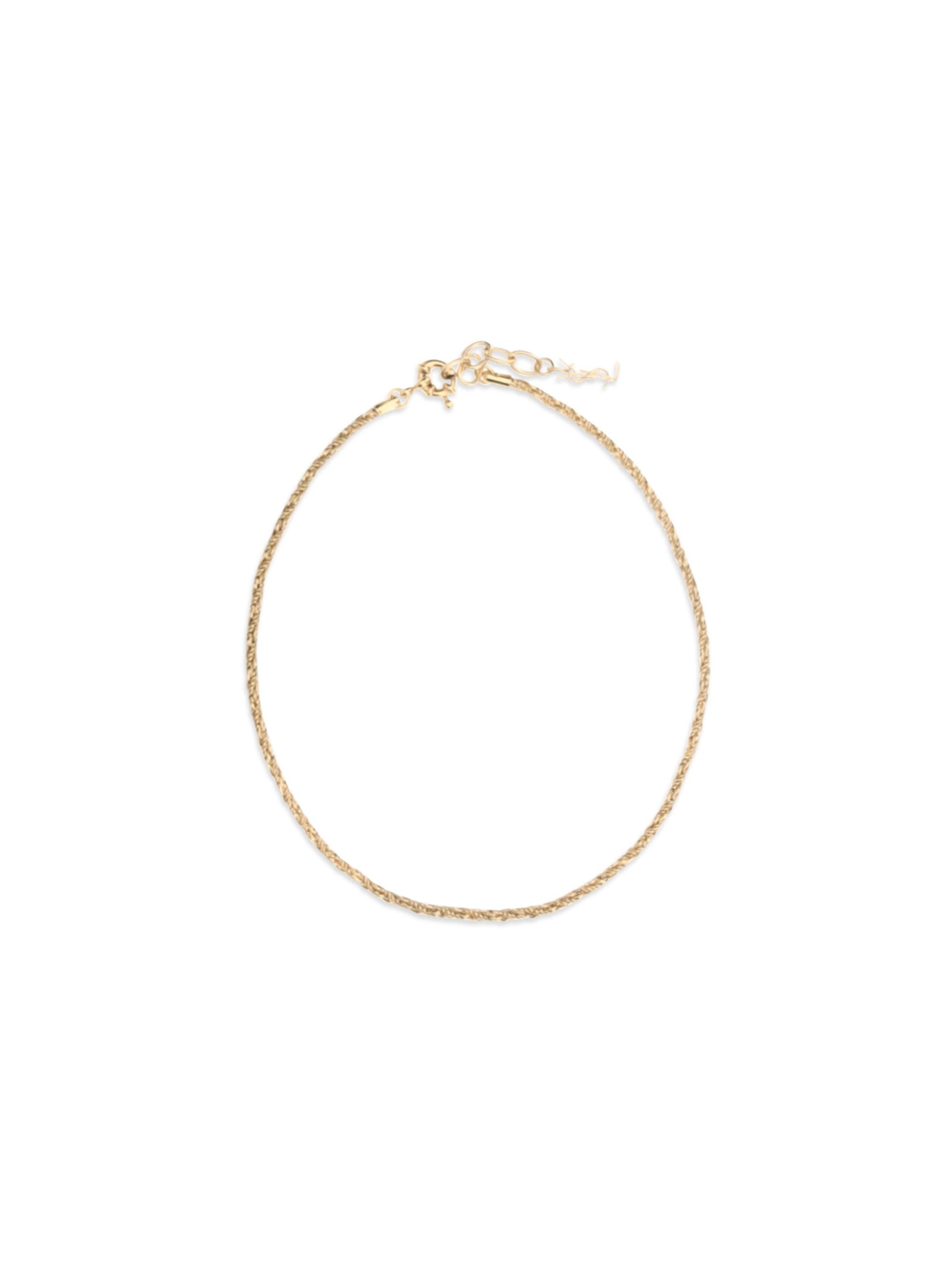 Saint Laurent Gold Brass Women's Necklace
