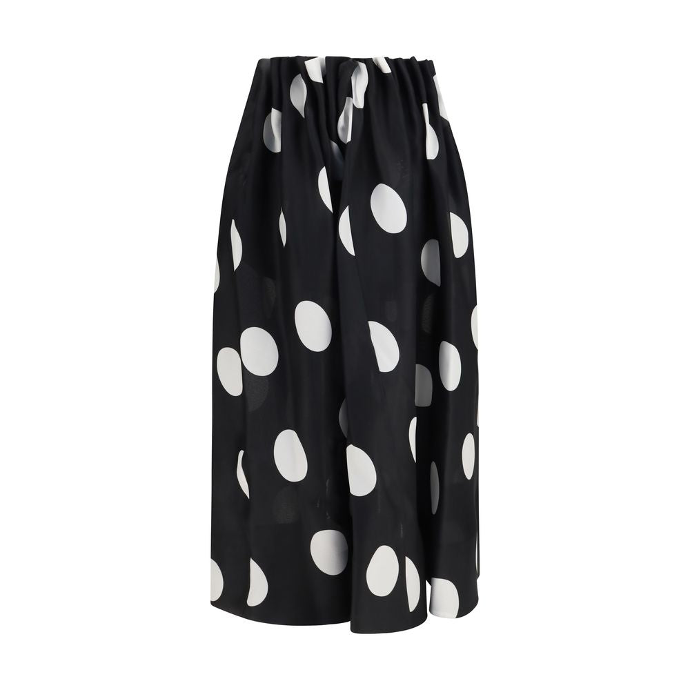 Khaite Black Silk Women's Skirt