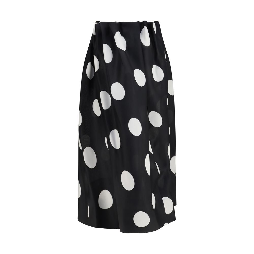 Khaite Black Silk Women's Skirt