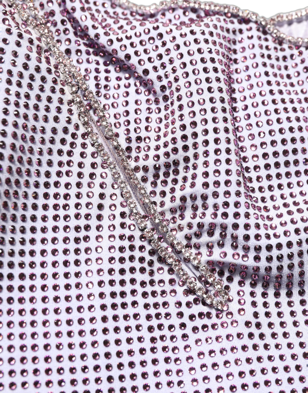 Dolce & Gabbana Purple Crystal OneShoulder EveningGown Women's Dress