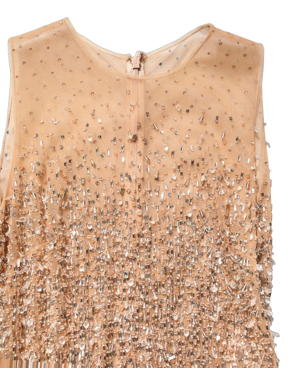 Dolce & Gabbana Brown Crystal Embellished Mermaid Gown Women's Dress