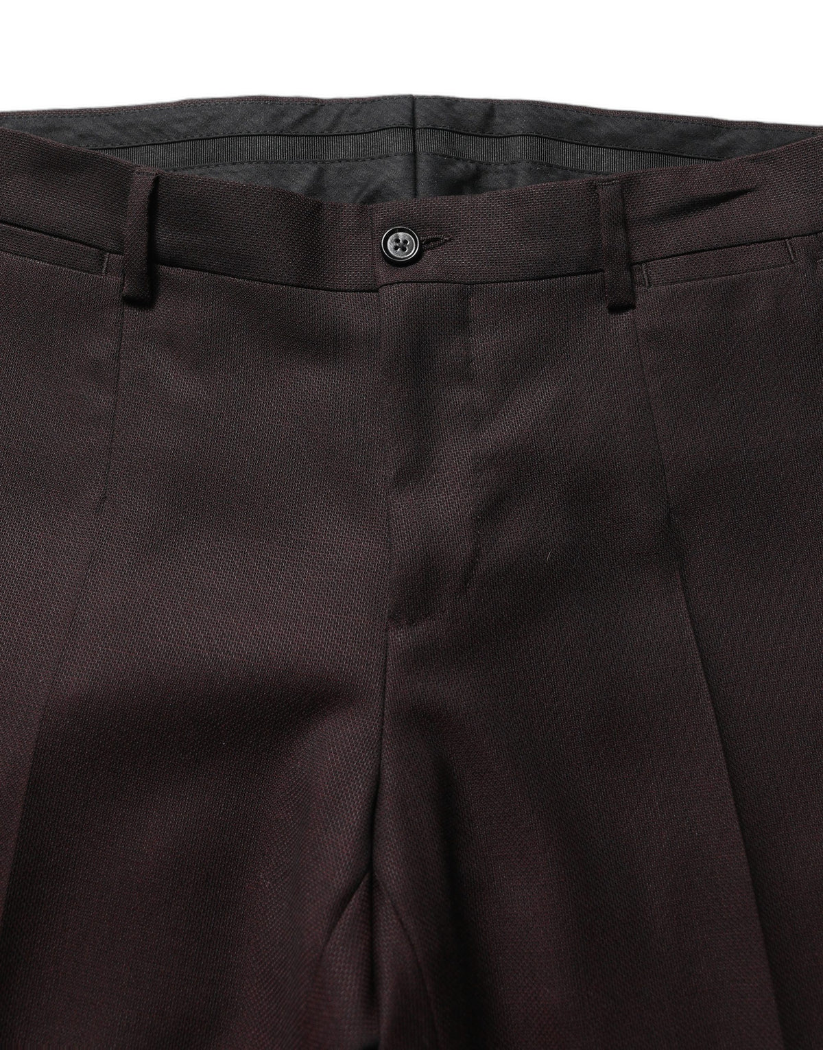 Dolce & Gabbana Brown Straight Leg Dress Silk Trousers Women's Pants