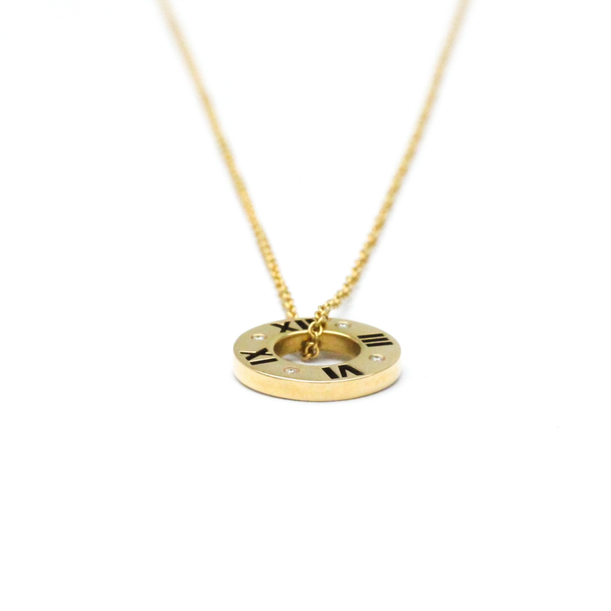 Tiffany & Co Atlas Gold Yellow Gold Necklace Jewelry (Pre-Owned)