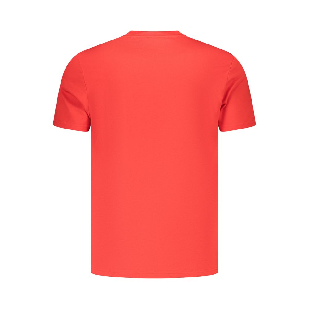 Tommy Hilfiger Red Cotton Mens Men's T-Shirt