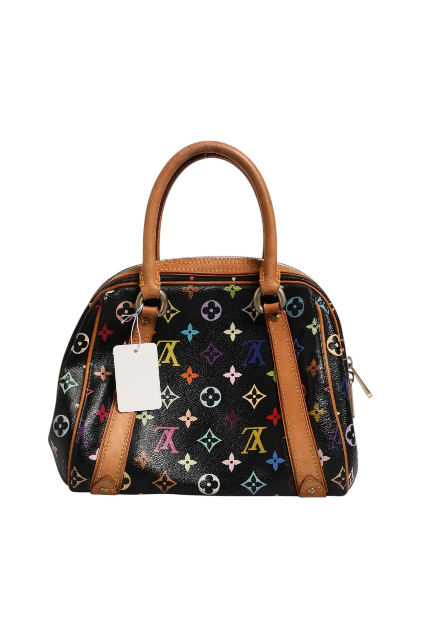 Louis Vuitton Black Monogram Multicolor Canvas Priscilla Women's Handbag (Pre-Owned)