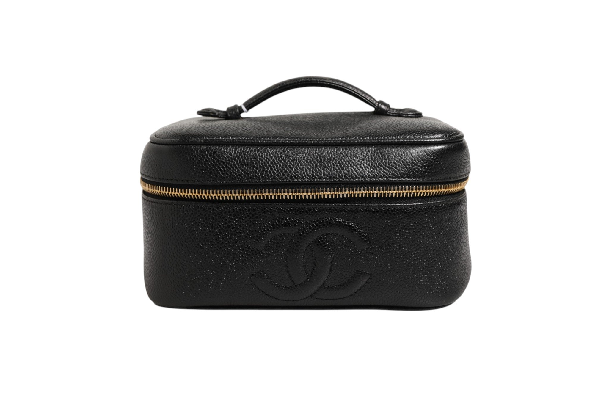 Chanel Black and gold makeup Women's bag (Pre-Owned)