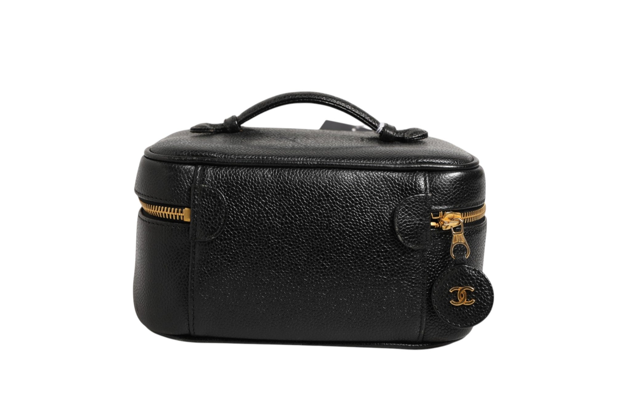 Chanel Black and gold makeup Women's bag (Pre-Owned)