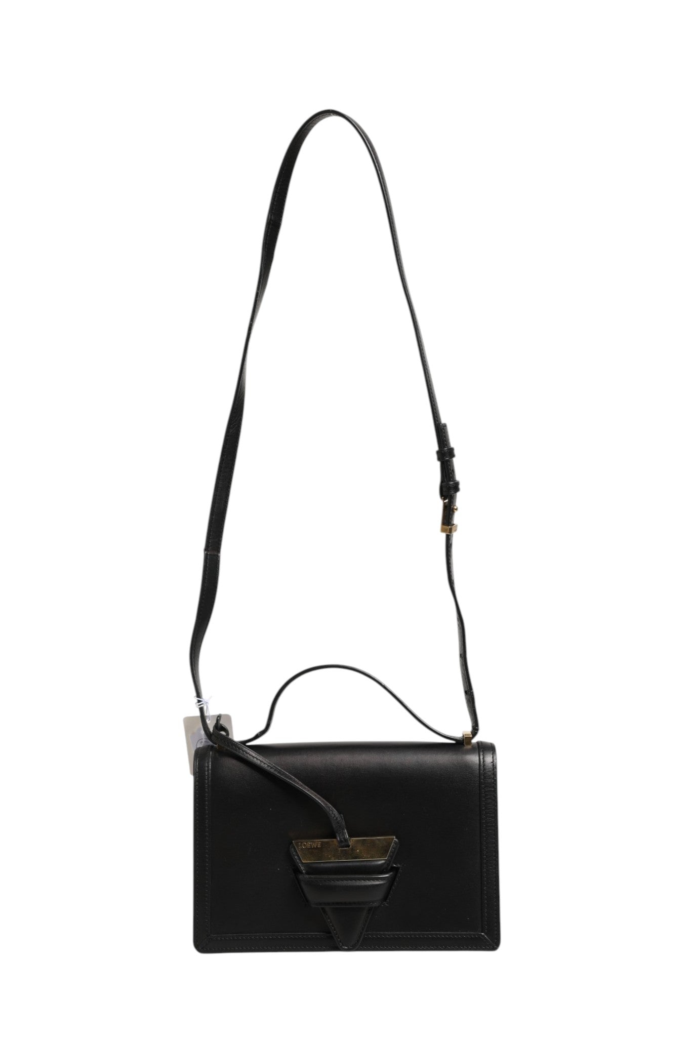 Loewe Barcelona Medium Leather Shoulder Women's Bag (Pre-Owned)