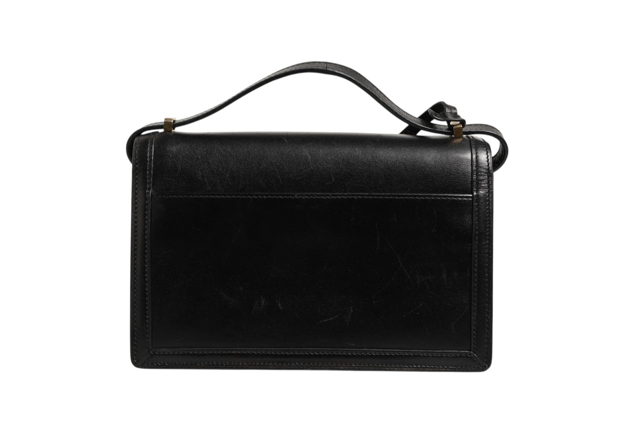 Loewe Barcelona Medium Leather Shoulder Women's Bag (Pre-Owned)