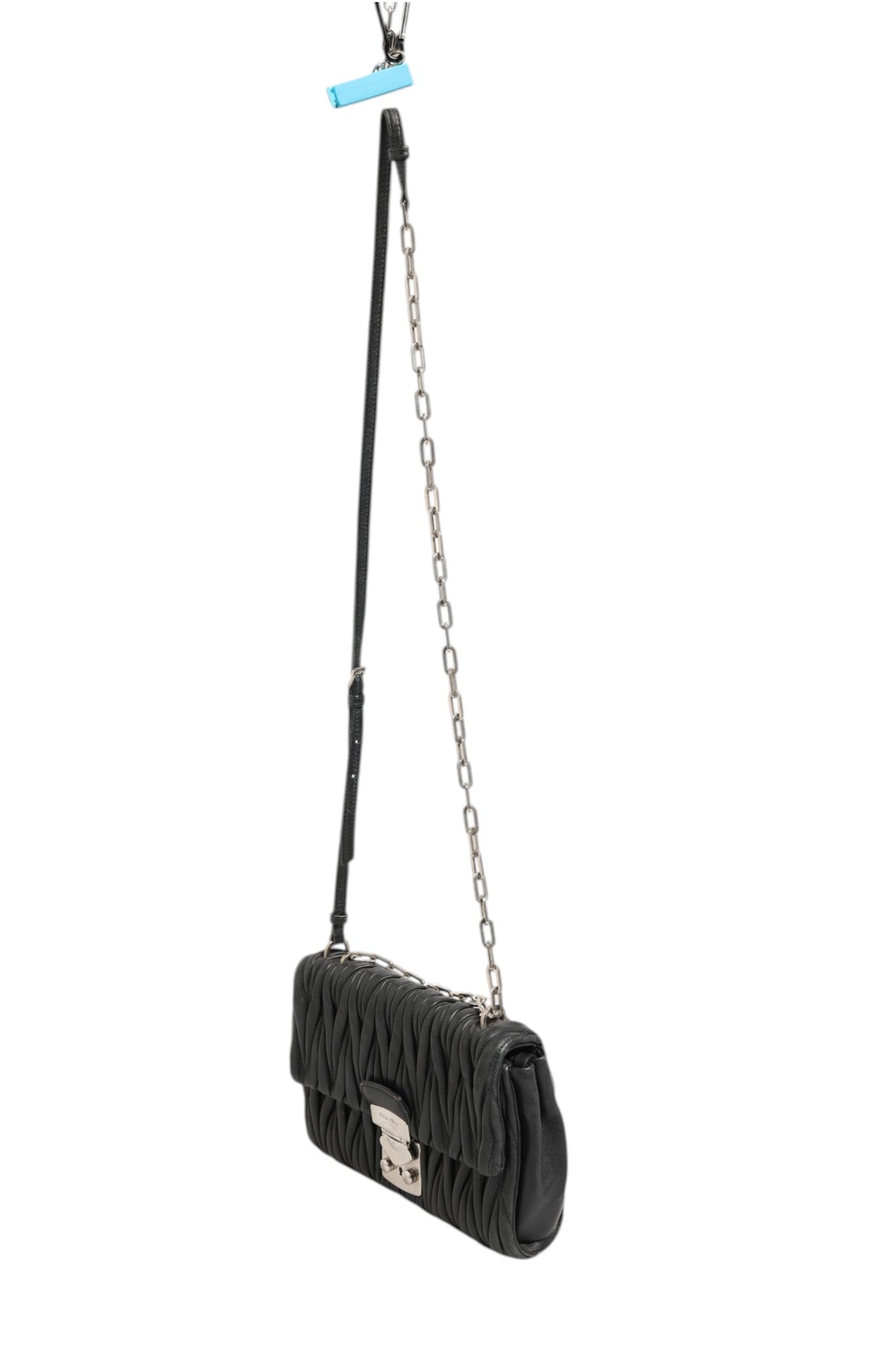 Miu Miu Confidential Matelasse Leather Flap Shoulder Women's Bag (Pre-Owned)