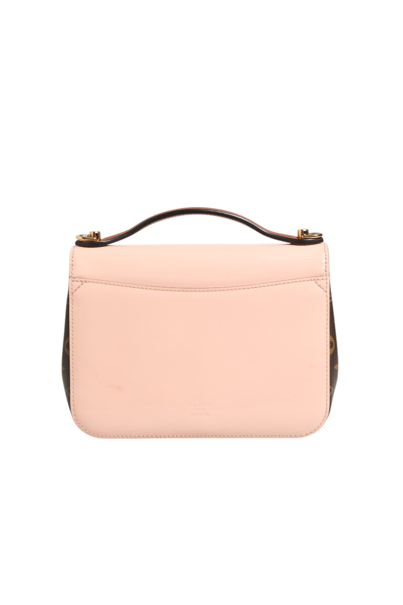 Louis Vuitton Pink Vernis and Monogram Canvas Cherrywood BB Shoulder Women's Bag (Pre-Owned)