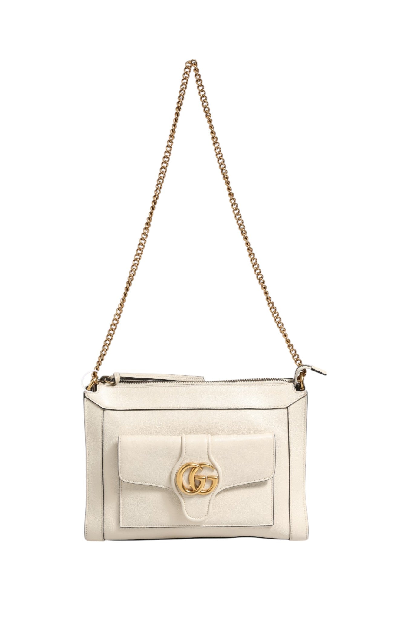 Gucci Arli Small Crossbody Bag White Women's Leather (Pre-Owned)