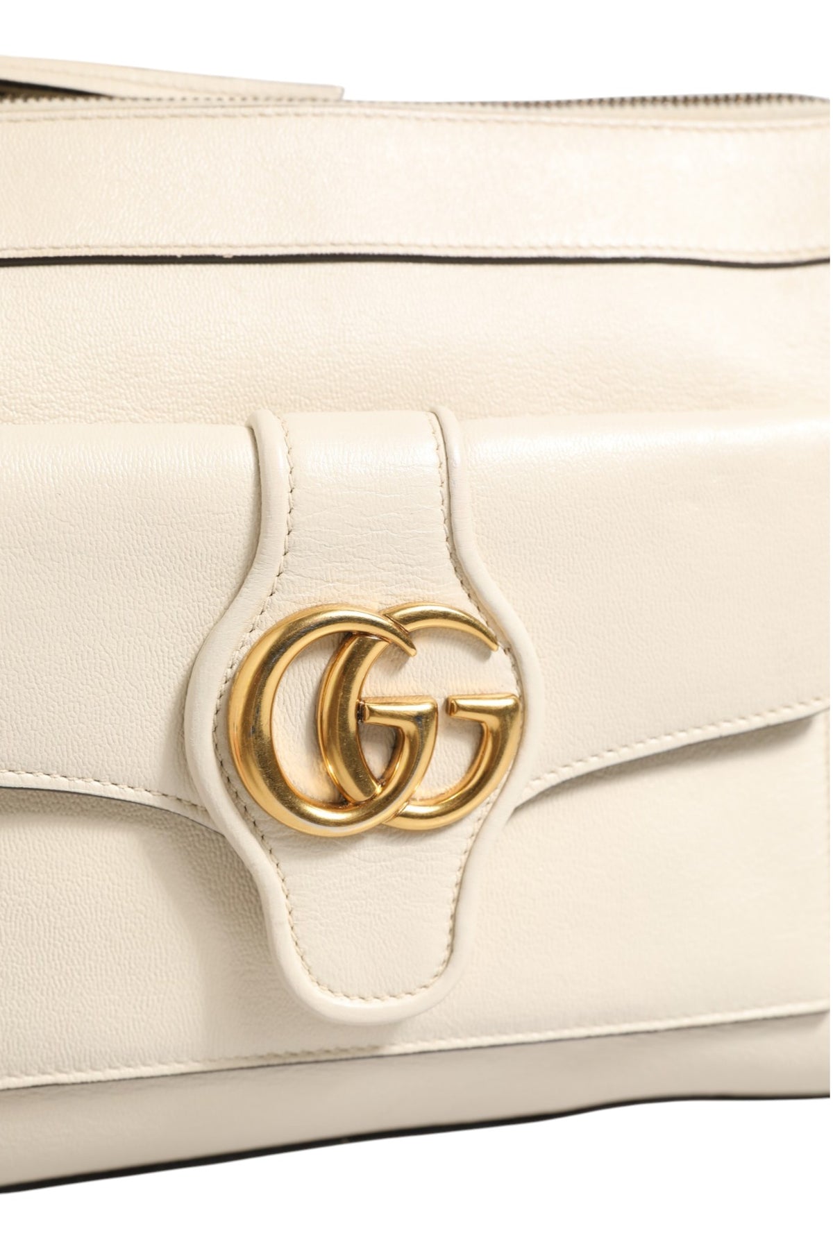 Gucci Arli Small Crossbody Bag White Women's Leather (Pre-Owned)