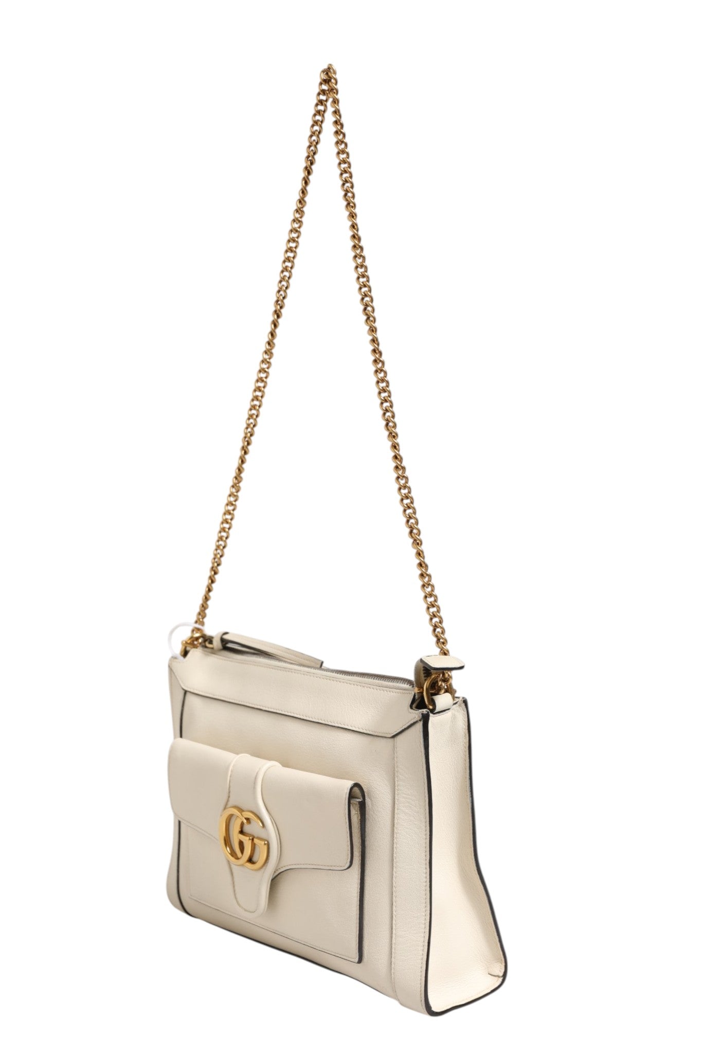 Gucci Arli Small Crossbody Bag White Women's Leather (Pre-Owned)