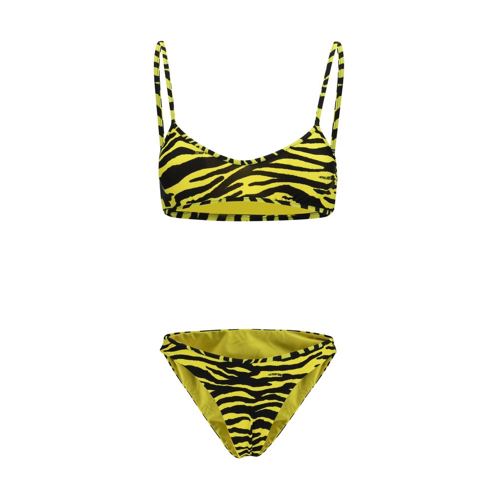 The Attico Bicolor Polyester Women's Bikini