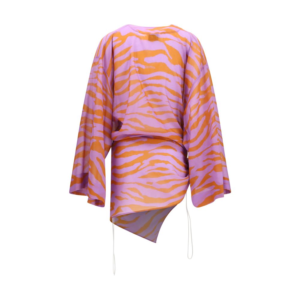 The Attico Multicolor Cotton Pattern Women's Shirt