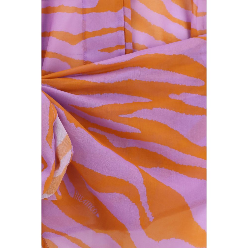 The Attico Multicolor Cotton Pattern Women's Shirt