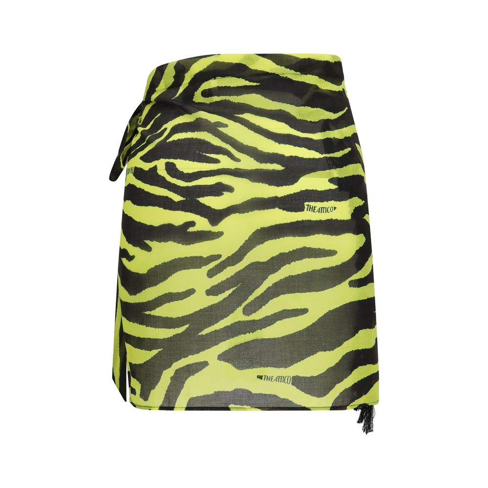 The Attico Bicolor Cotton Women's Cover-Ups