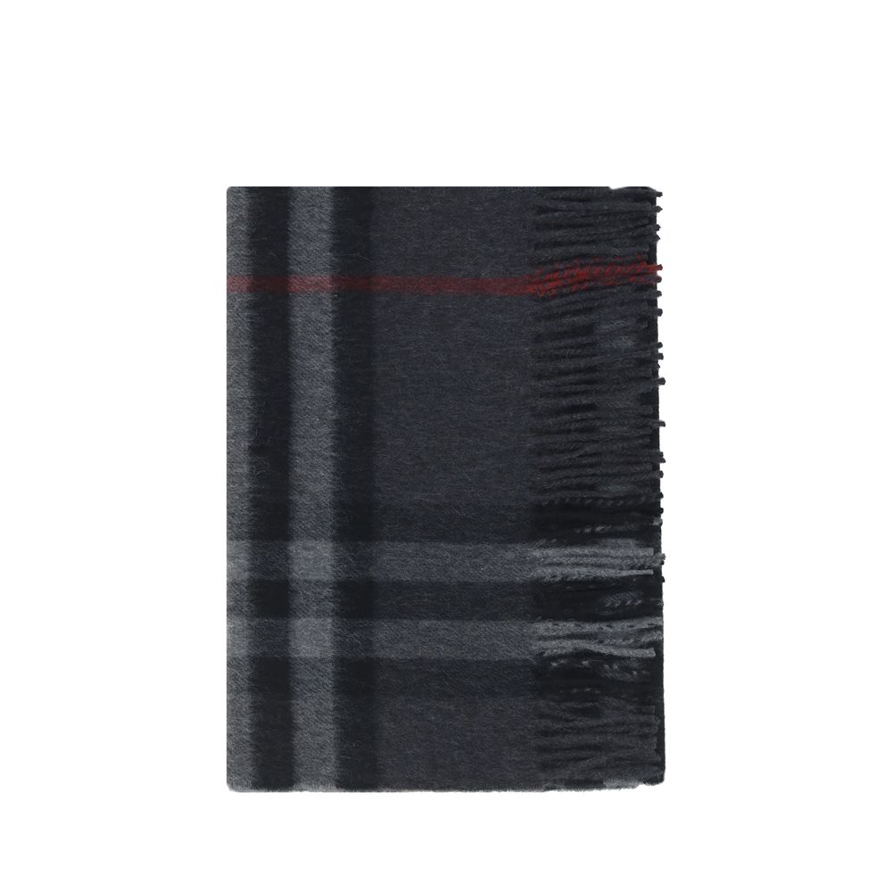 Burberry Gray Cashmere Men's Scarf