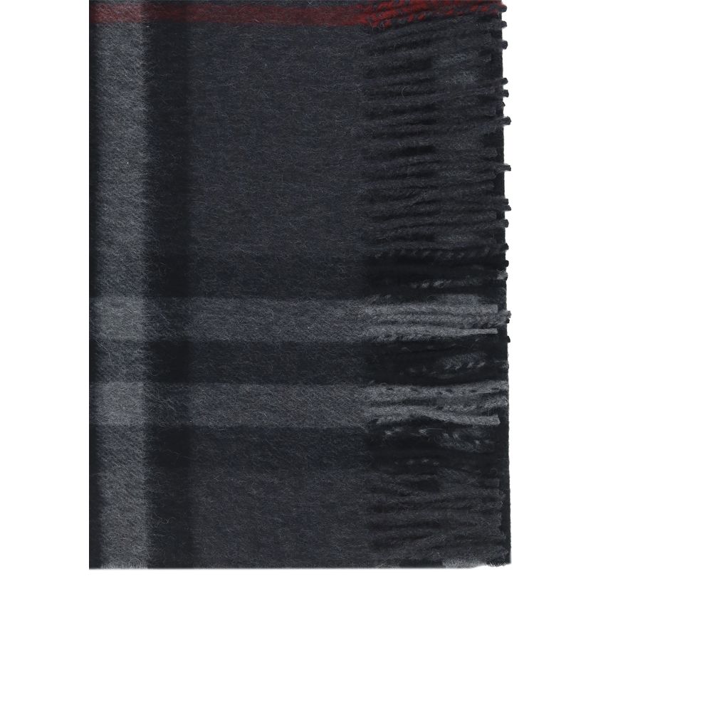 Burberry Gray Cashmere Men's Scarf