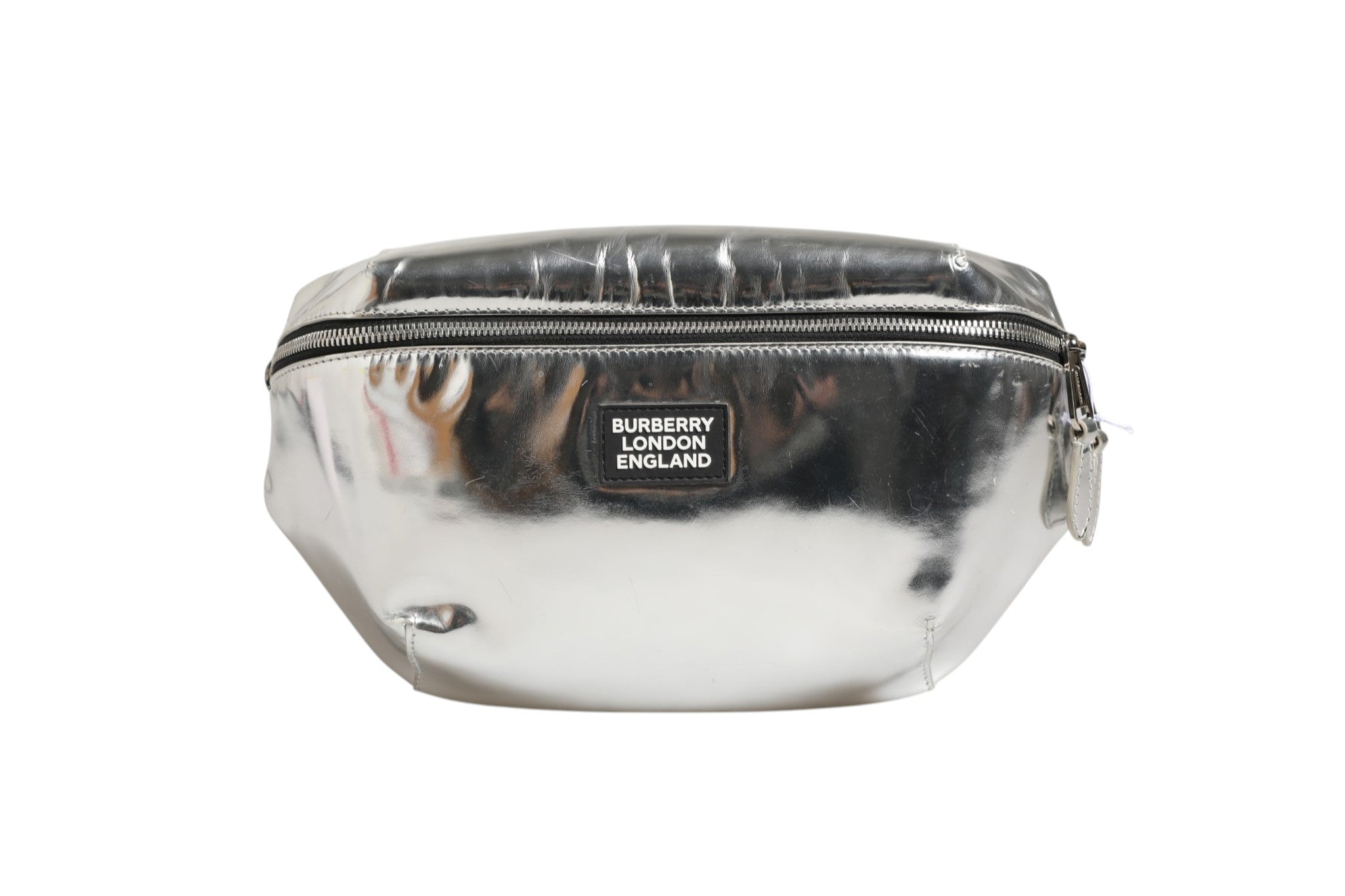 Burberry Belt bag Silver in Women's Synthetic (Pre-Owned)