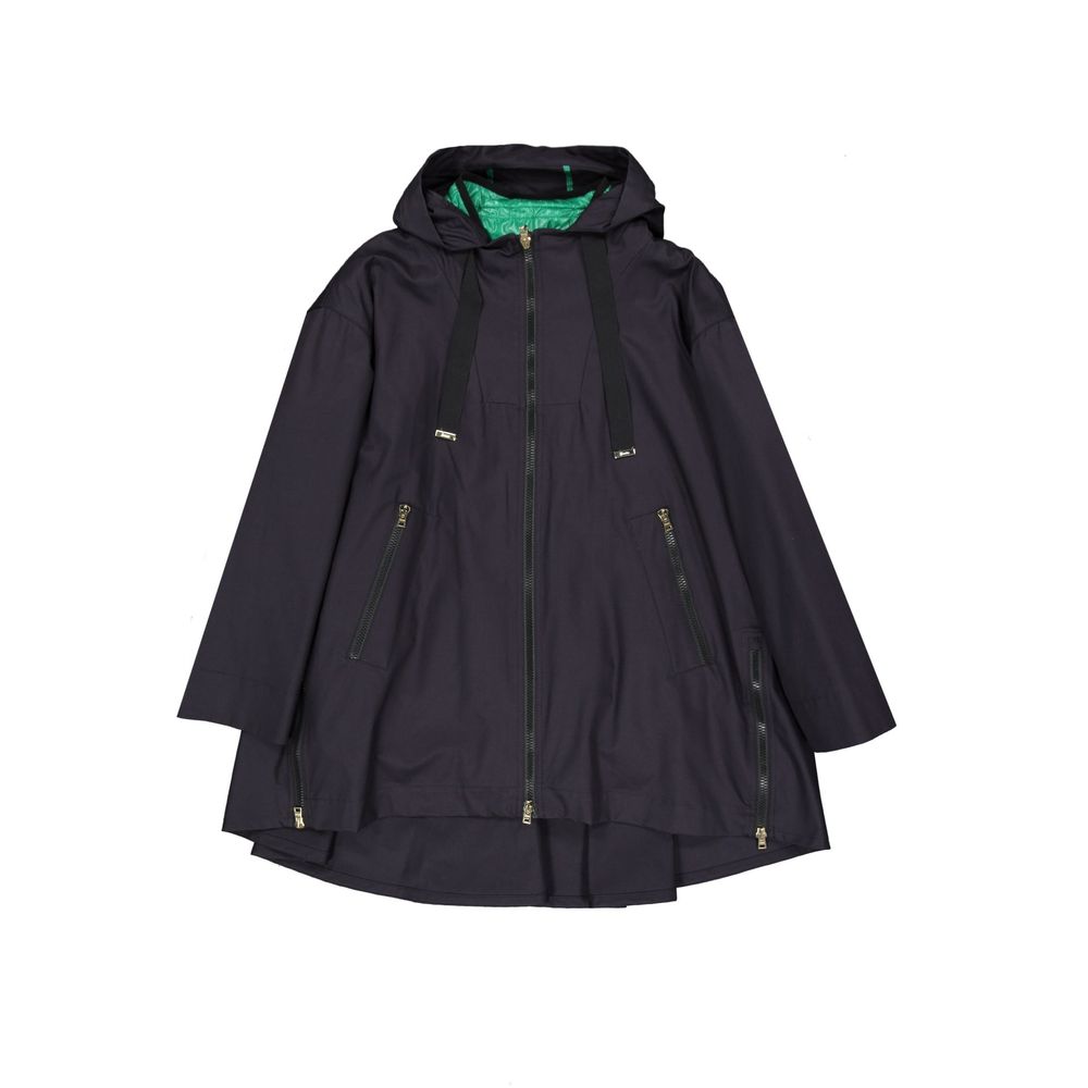 Herno Blue Cotton Shell Women's Jacket