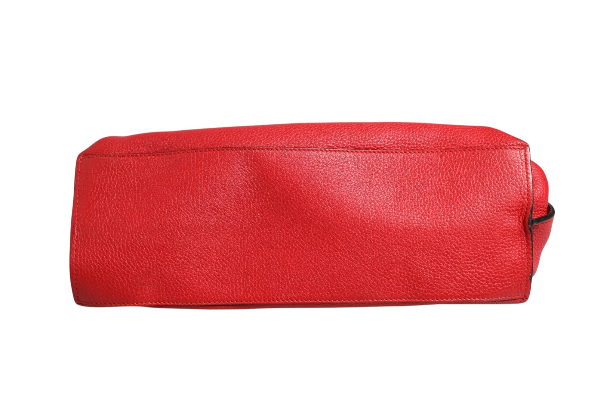 Gucci Red Leather Bamboo Daily Tote Crossbody Women's Bag (Pre-Owned)