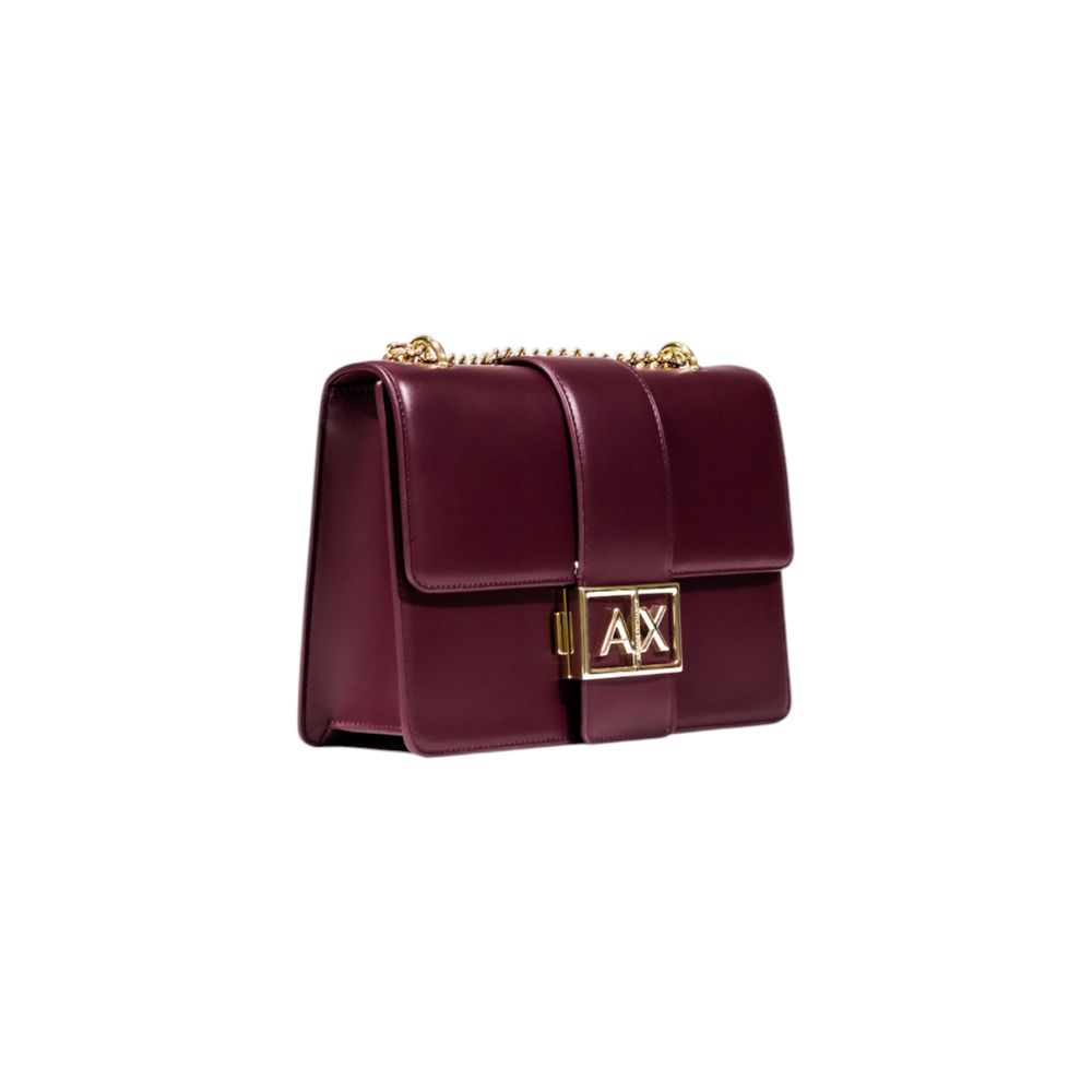 Armani Exchange Bordeaux Polyester Women's Handbag