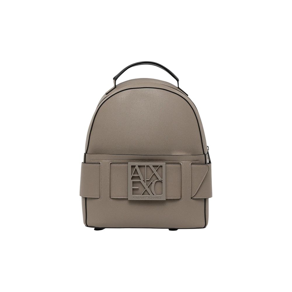Armani Exchange Beige Polyethylene Backpack